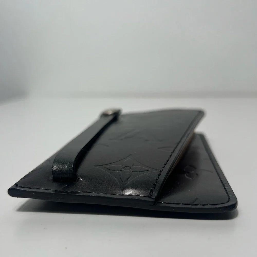 Louis Vuitton LV Matte Croisette GM Leather Key Case Card Holder Key Ring M65130